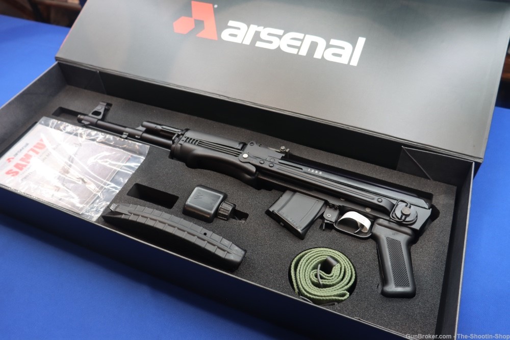 ARSENAL Model SAM7UF AK47 Rifle 7.62X39MM MILLED Under Folder Hard Case NEW-img-1