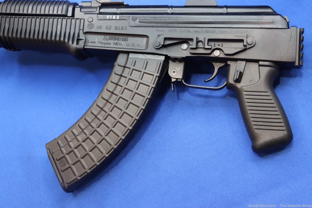 ARSENAL Model SAM7K AK47 PISTOL 7.62X39MM 8.5" MILLED AK SAM7 w/ Hard Case-img-14