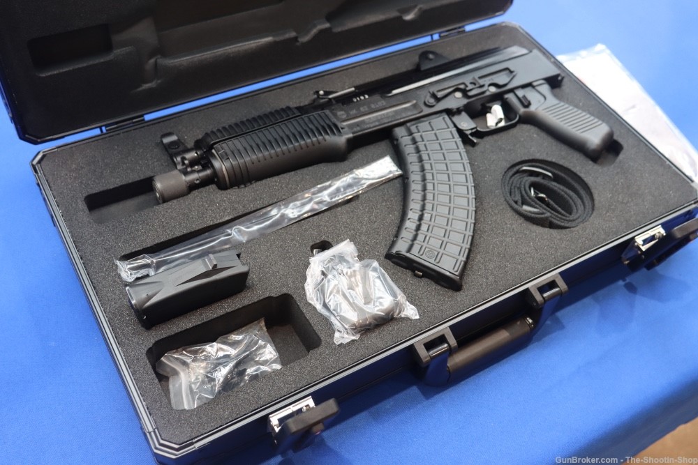 ARSENAL Model SAM7K AK47 PISTOL 7.62X39MM 8.5" MILLED AK SAM7 w/ Hard Case-img-0