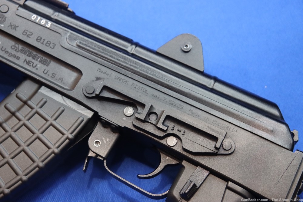 ARSENAL Model SAM7K AK47 PISTOL 7.62X39MM 8.5" MILLED AK SAM7 w/ Hard Case-img-12
