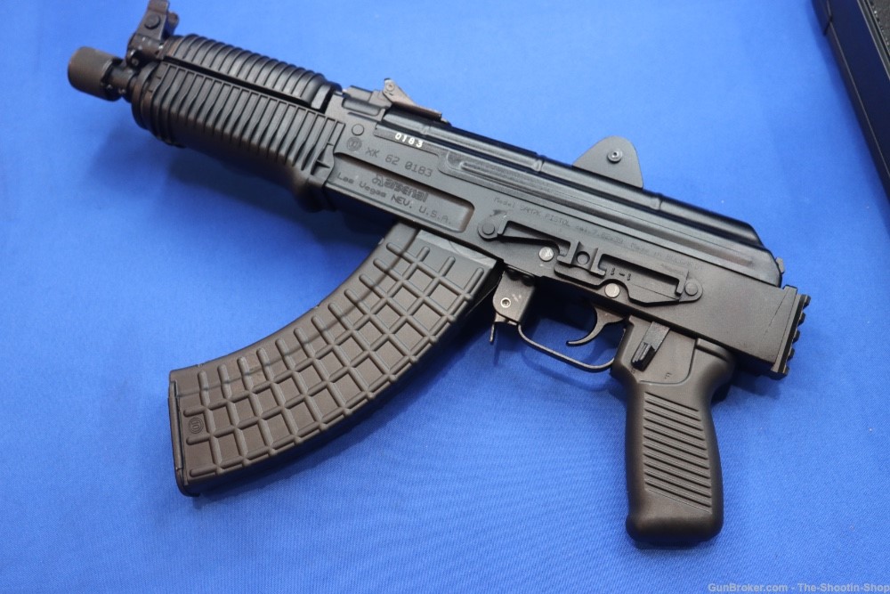 ARSENAL Model SAM7K AK47 PISTOL 7.62X39MM 8.5" MILLED AK SAM7 w/ Hard Case-img-9
