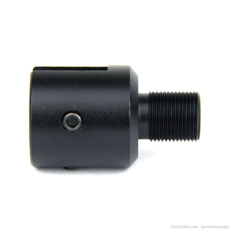 Ruger 10/22 – Barrel Thread Adapter 1/2"-28 – Black-img-1