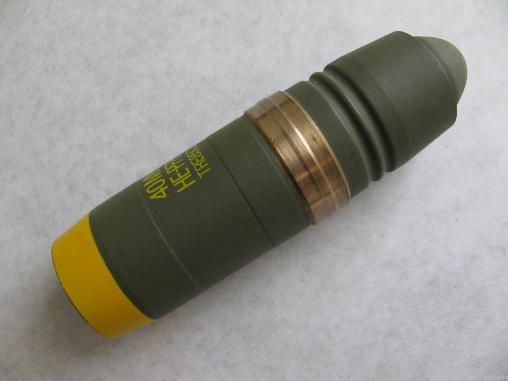 40mm Inert M-247 Sgt. York Anti Aircraft System Projectile, no fuse-img-3