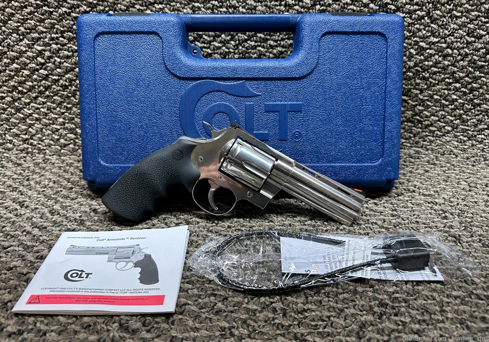 Colt Anaconda 44 Mag 4.25" BBL Stainless Steel 6rd SP4RTS-img-0
