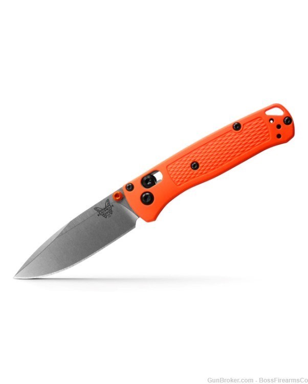 Benchmade Mini Bugout | Orange Grivory | Lightweight EDC Folding Knife 533-img-0