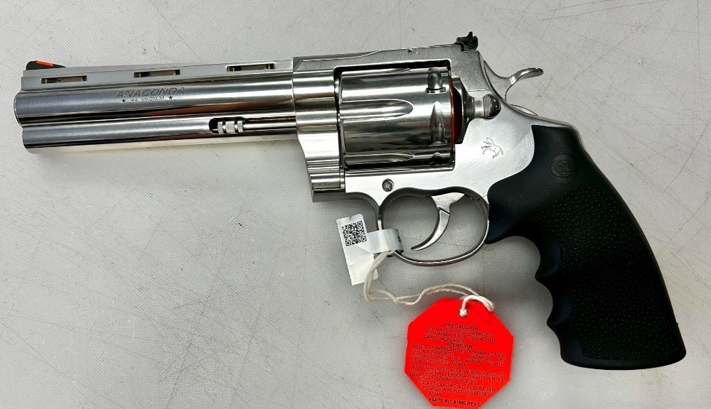 Colt Anaconda 6" .44 MAG Hogue Grip SP6RTS NEW NO CC FEES-img-1