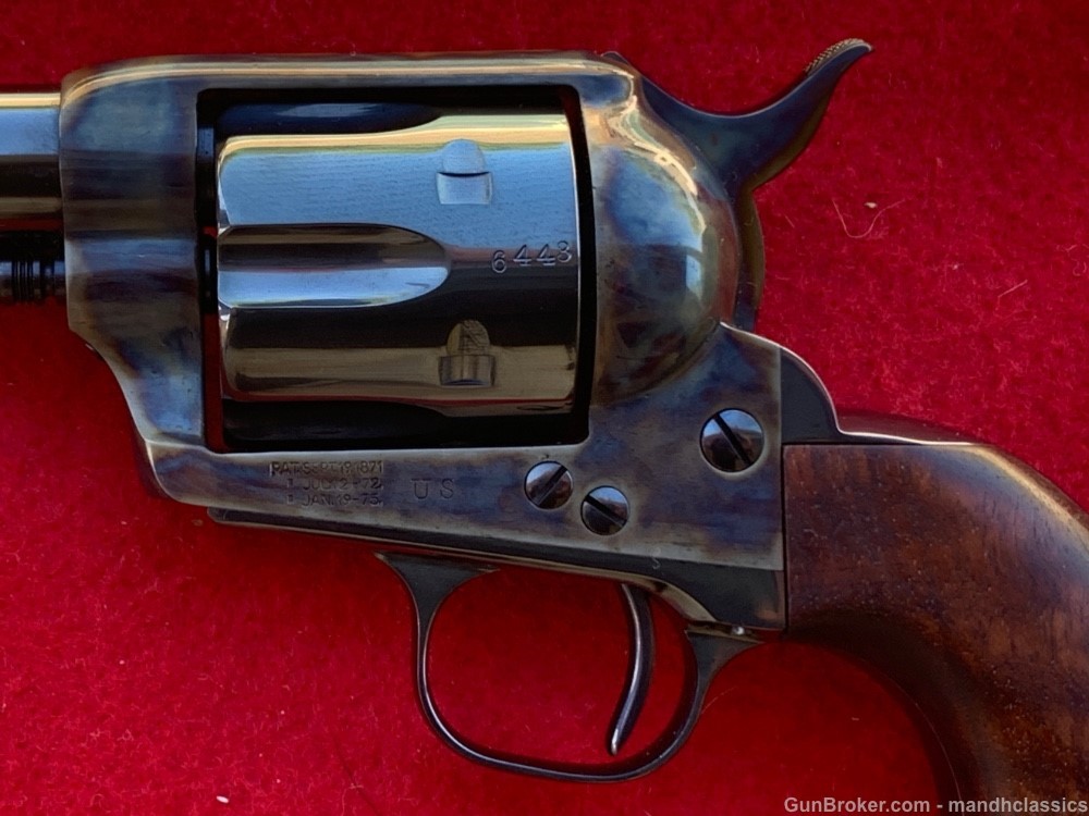 Awesome US Cavalry Colt Single Action Army 45 Colt 7.5" TURNBULL restored-img-7