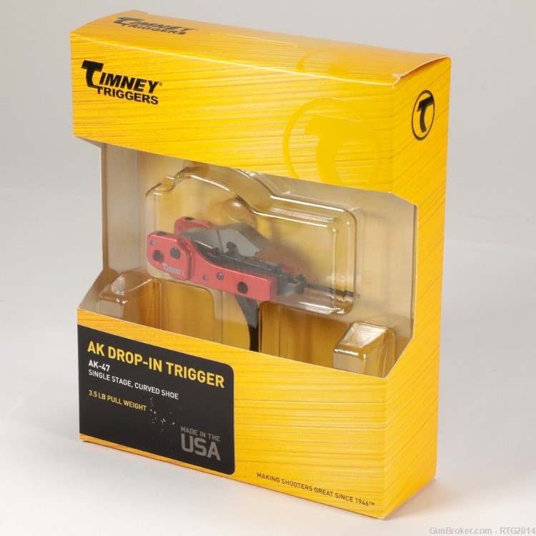 Timney Triggers AK47 Drop In Trigger 3.5lbs New, In Stock Free Ship-img-0