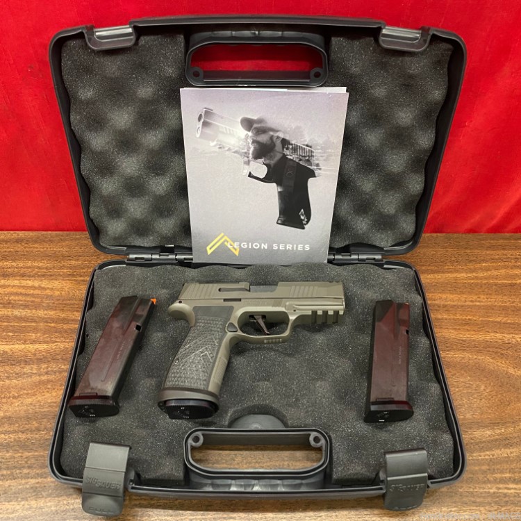 Sig Sauer P365 AXG Legion 9mm Metal Frame 17rd 3 Mags Optics Ready ...