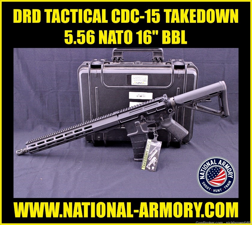 DRD TACTICAL CDR-15 5.56 NATO 16" BBL TAKEDOWN RIFLE-img-0