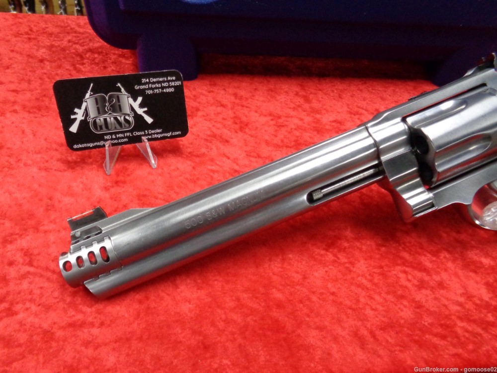 S&W Model 500 Magnum Mag SW Ported Stainless Steel Bear Special WE TRADE!-img-3