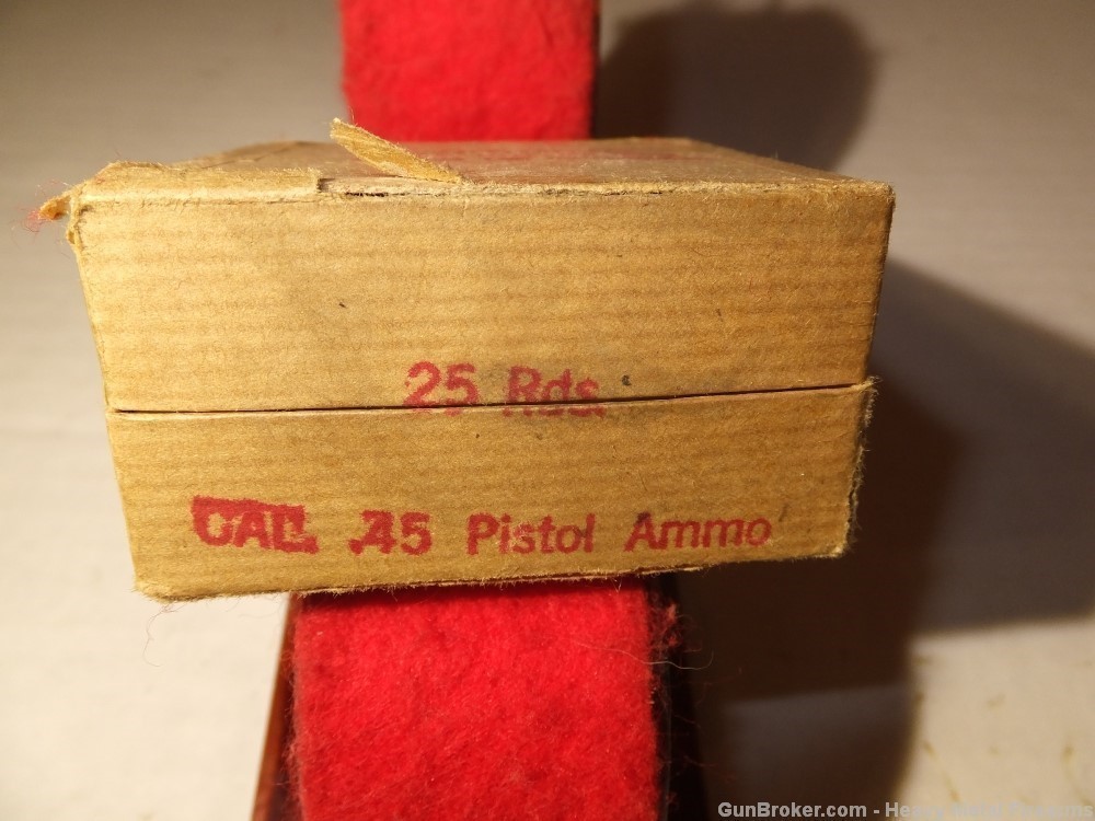 French 11.43mm 45ACP 25Rds Original Box-img-3
