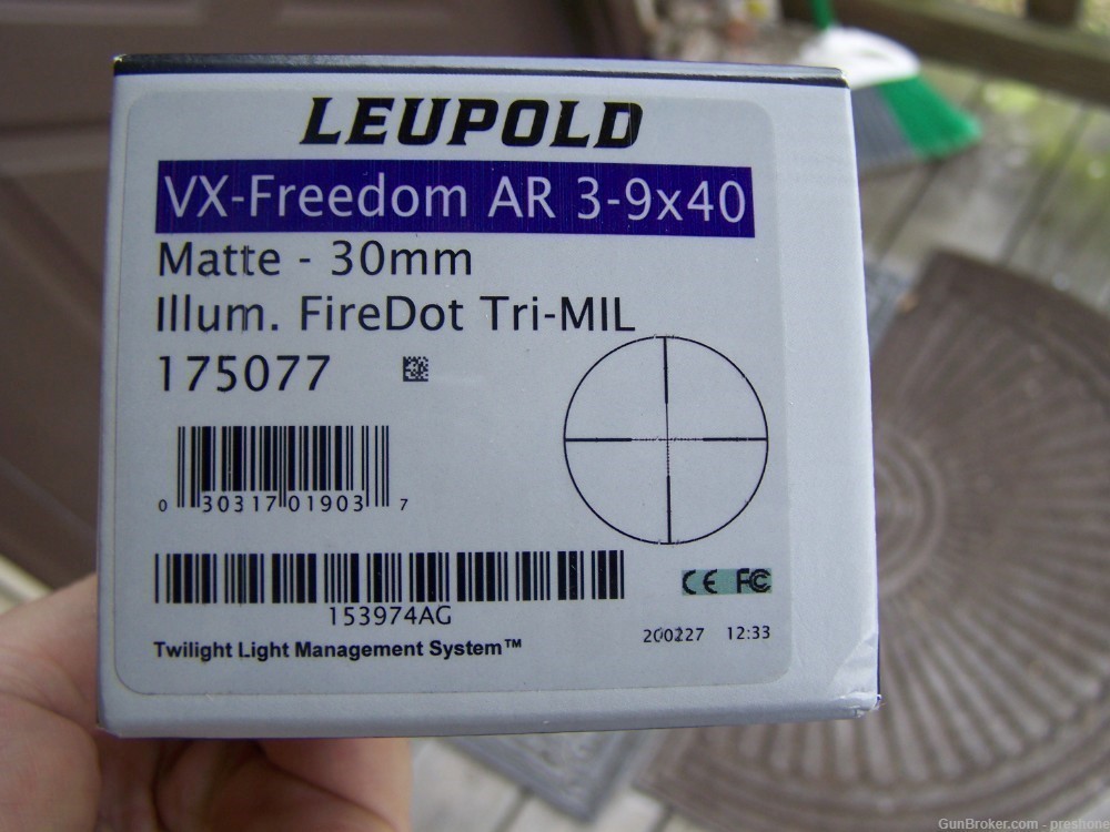 Leupold VX-Freedom AR 3-9x40 FireDot 30mm Tactical Scope 175077 Tri-Mil NOS-img-7