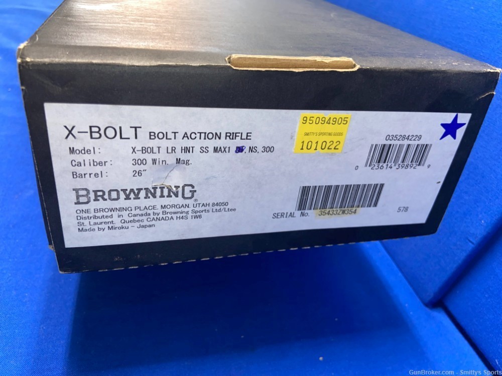 Browning X-Bolt Long Range Hunter Stainless Max 1 300 Win Mag NIB-img-47