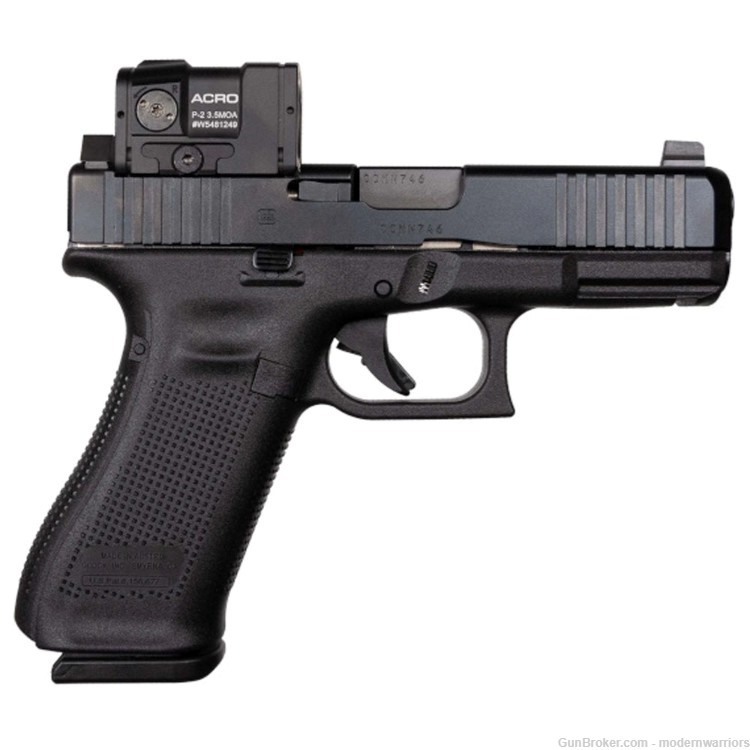 Glock 45 - 4" Barrel (9mm) - Aimpoint ACRO P2 - Black-img-1