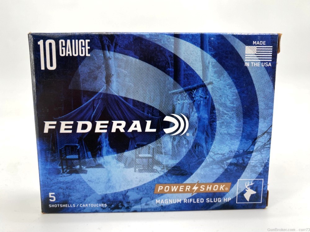 10 GAUGE FEDERAL 5 SHOTSHELLS IN BOX 4 BOX TOTAL BUNDLE DEAL!!-img-1