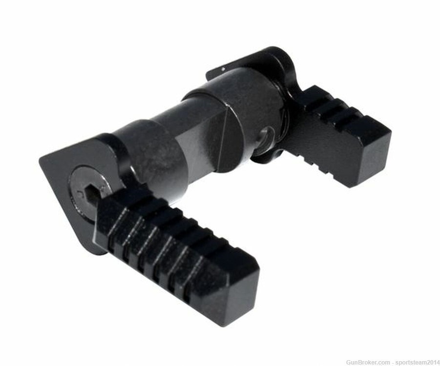 AR15/308 AMBIDEXTROUS SAFETY SELECTOR SWITCH, STEEL AND ALUMINUM - BLACK-img-1