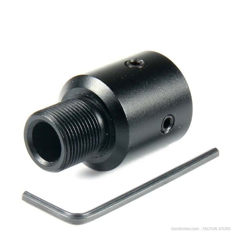TACFUN Aluminum Ruger 10-22 Muzzle Brake Adapter 5/8x24 Thread-img-3