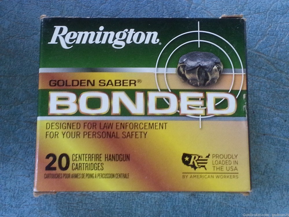  Remington Golden Saber 9mm  147 gr BJHP 20 Rd Box-img-1