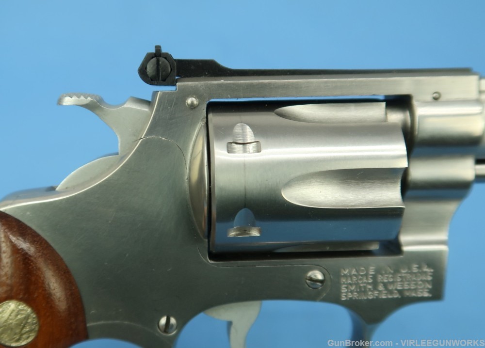 Smith & Wesson Model 63 Stainless 22 Caliber Revolver Boxed Early-img-27