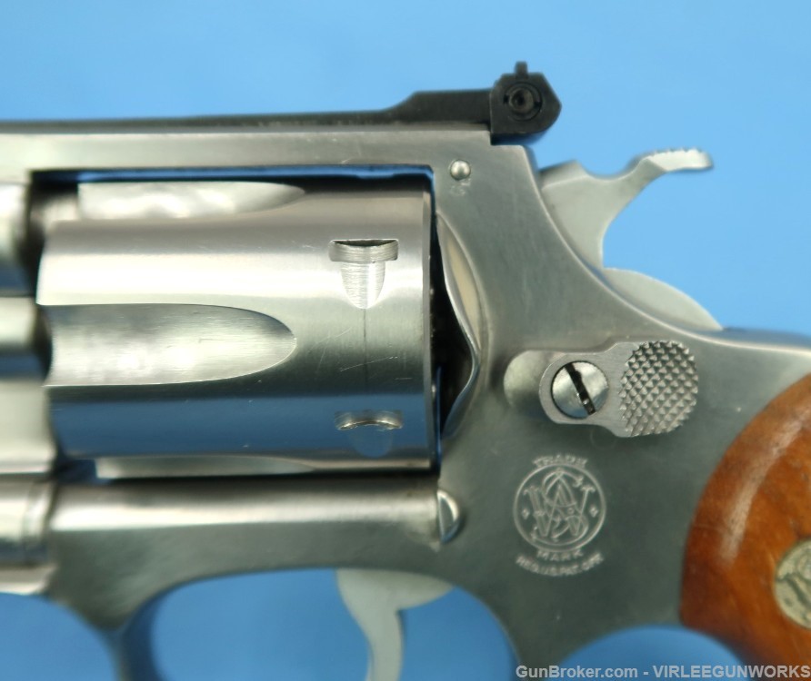 Smith & Wesson Model 63 Stainless 22 Caliber Revolver Boxed Early-img-3