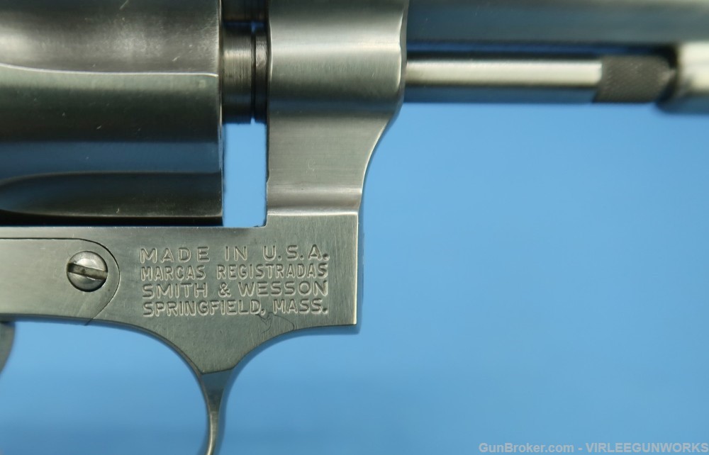 Smith & Wesson Model 63 Stainless 22 Caliber Revolver Boxed Early-img-29
