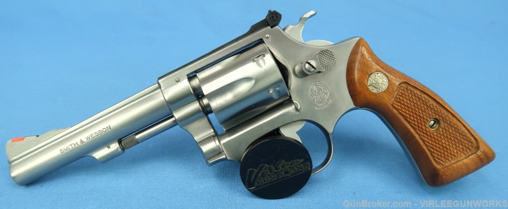 Smith & Wesson Model 63 Stainless 22 Caliber Revolver Boxed Early-img-1