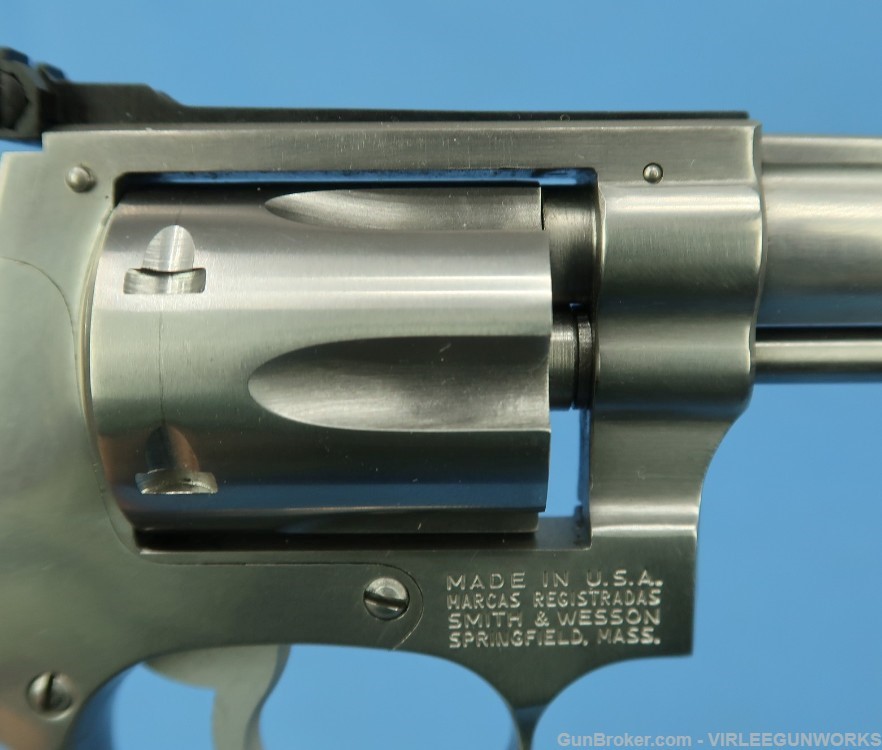 Smith & Wesson Model 63 Stainless 22 Caliber Revolver Boxed Early-img-31