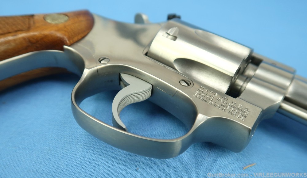 Smith & Wesson Model 63 Stainless 22 Caliber Revolver Boxed Early-img-42