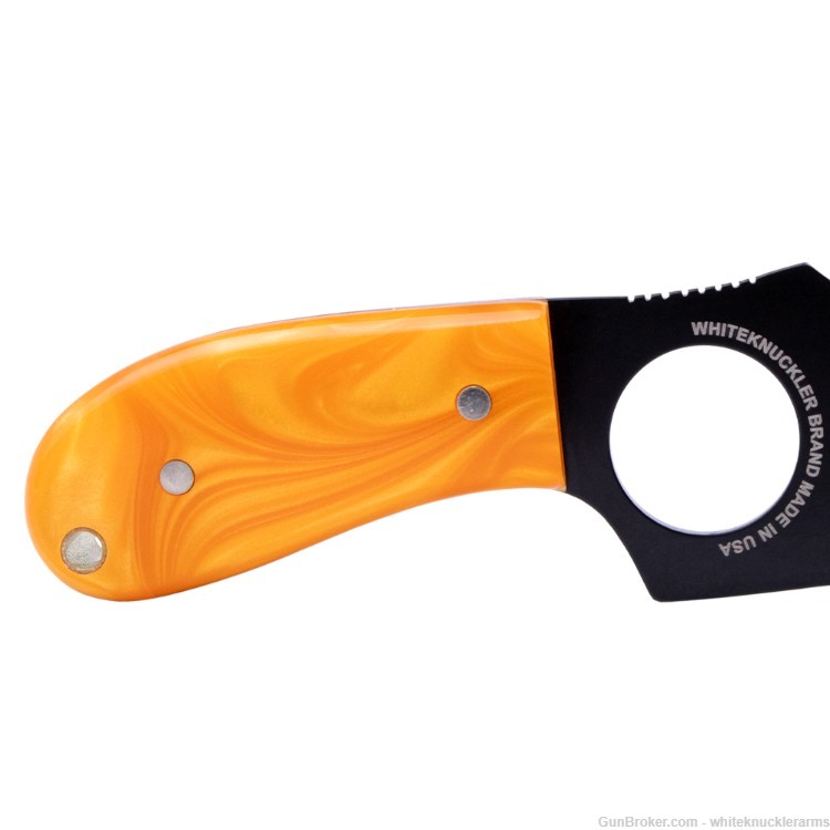 Whiteknuckler Brand Derringer Orange Pearl Grip Set w/ Matching Classic C7-img-5