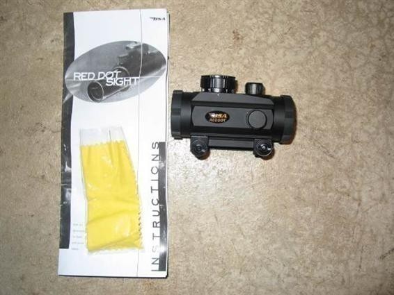 BSA Red Dot 30MM Scope with Rings-NEW!-img-2