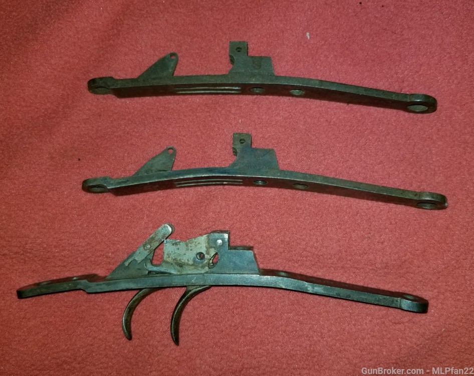 3 LC Smith trigger plates one complete parts-img-0