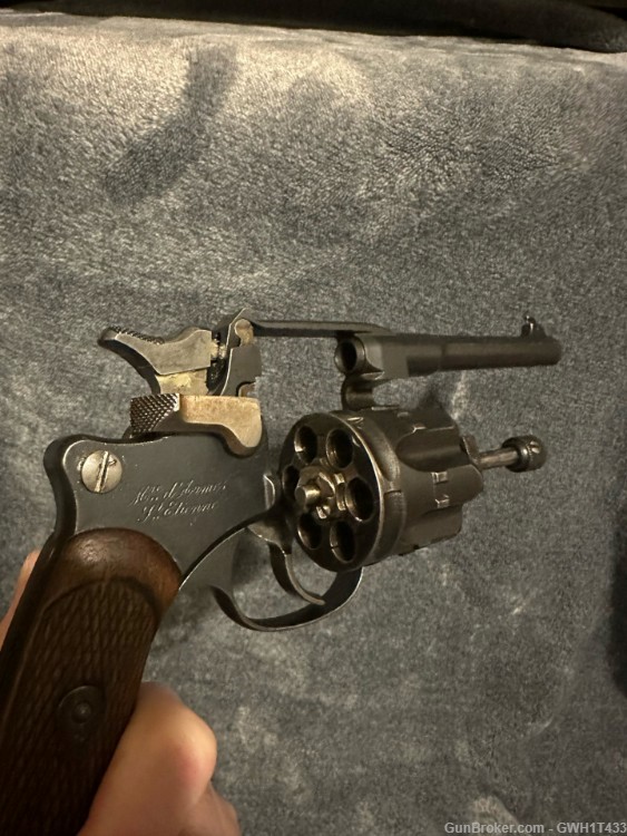 1892 Lebel Officer Revolver with Holster -img-2