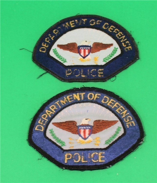 Obsolete US Department Of Defense Police Law Enforcement Shoulder Patches 5-img-0