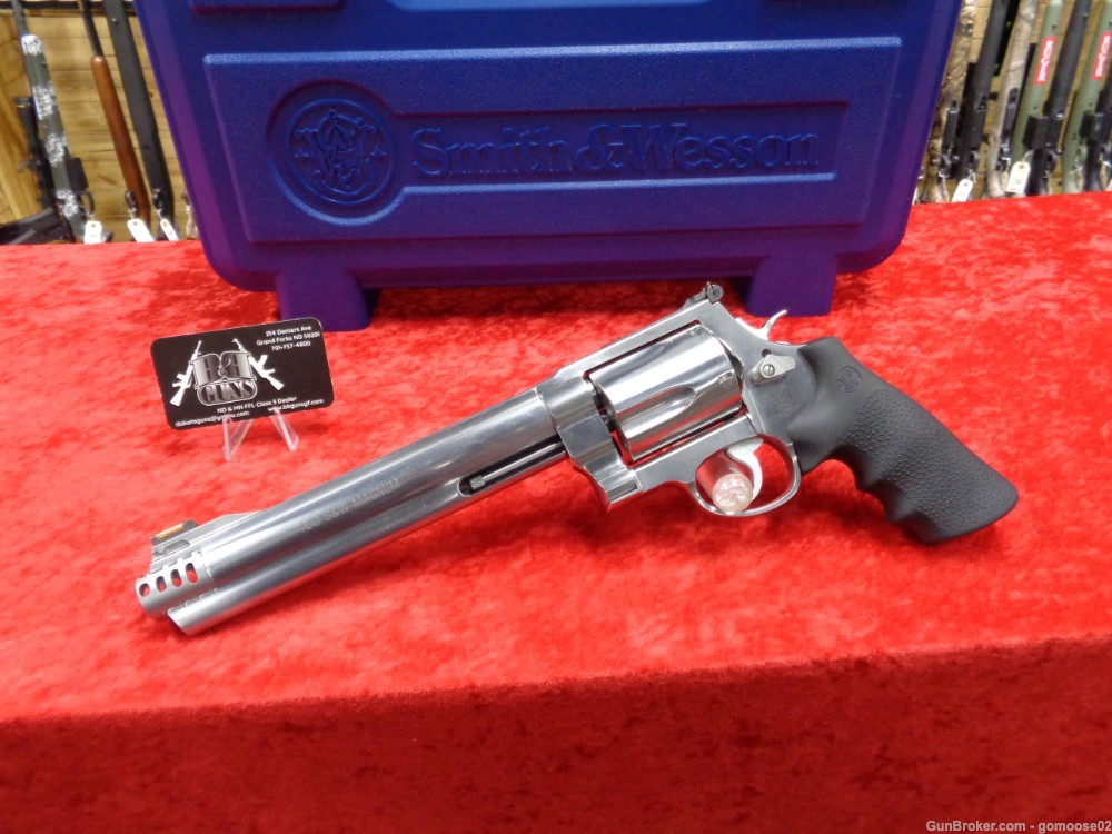 S&W Model 460 Magnum M460 SW Ported Bear 454 Casull 45 Colt Stainless TRADE-img-0