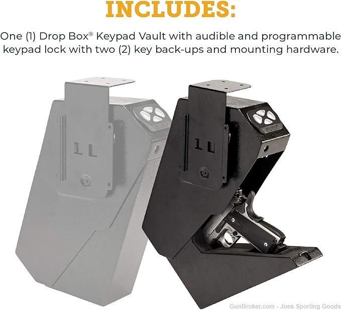 NiB - SnapSafe Drop Box Keypad Handgun Vault  -img-5