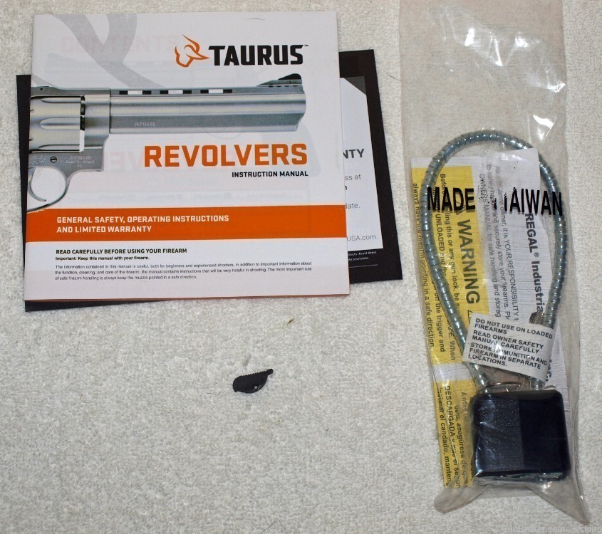 Taurus Model 605 357 Mag Night Sight Front Sight 5 Rd Capacity Hogue Grip-img-6