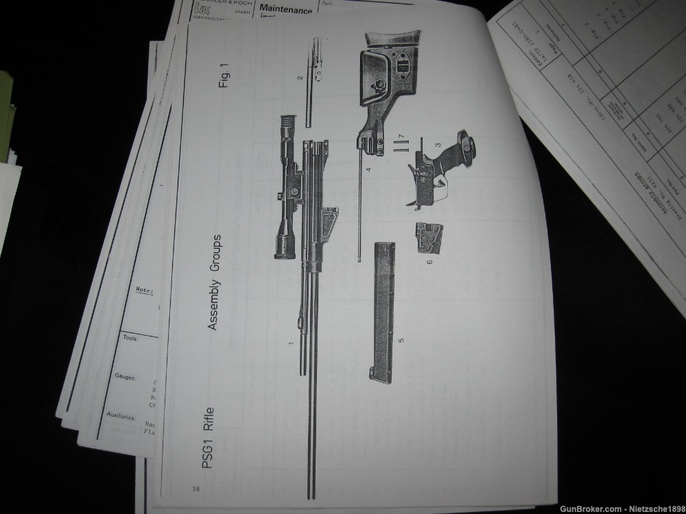 PSG1 Armorer's Manual RARE copy Heckler Koch PSG-1-img-3