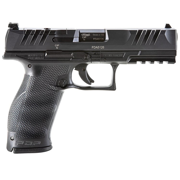 Walther PDP 9mm Black 4.5" Bbl Optic-Ready Full-Size w/(2)18rd Mags 2842475-img-1