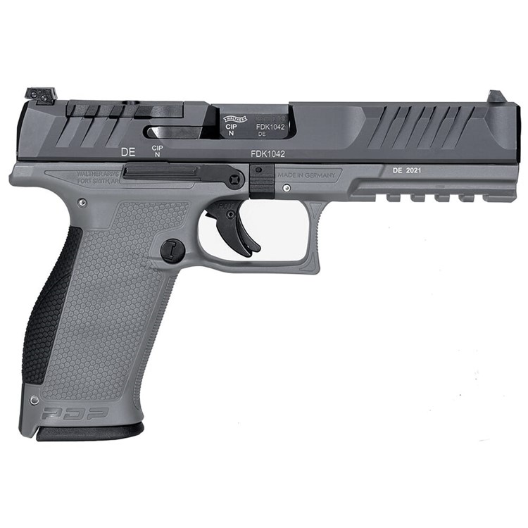 Walther Arms PDP 9mm 5" Bbl Two-Tone Gray Optic Ready Full Size Pistol-img-0