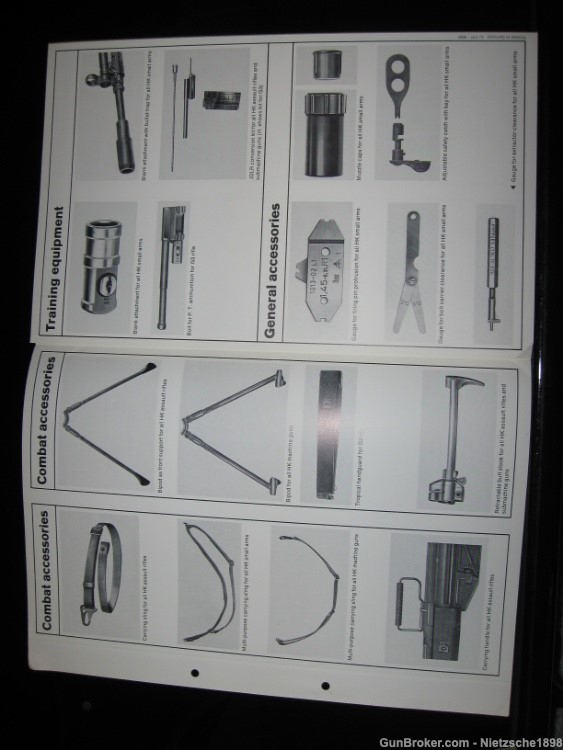 Original HK Defense Tech Division foldout brochure - Accessories RARE-img-1