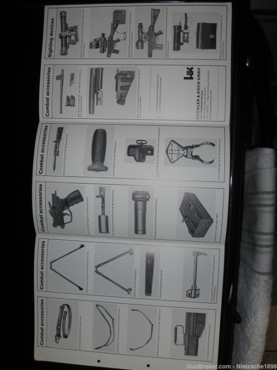 Original HK Defense Tech Division foldout brochure - Accessories RARE-img-3