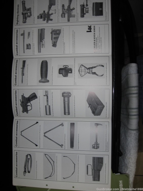 Original HK Defense Tech Division foldout brochure - Accessories RARE-img-2