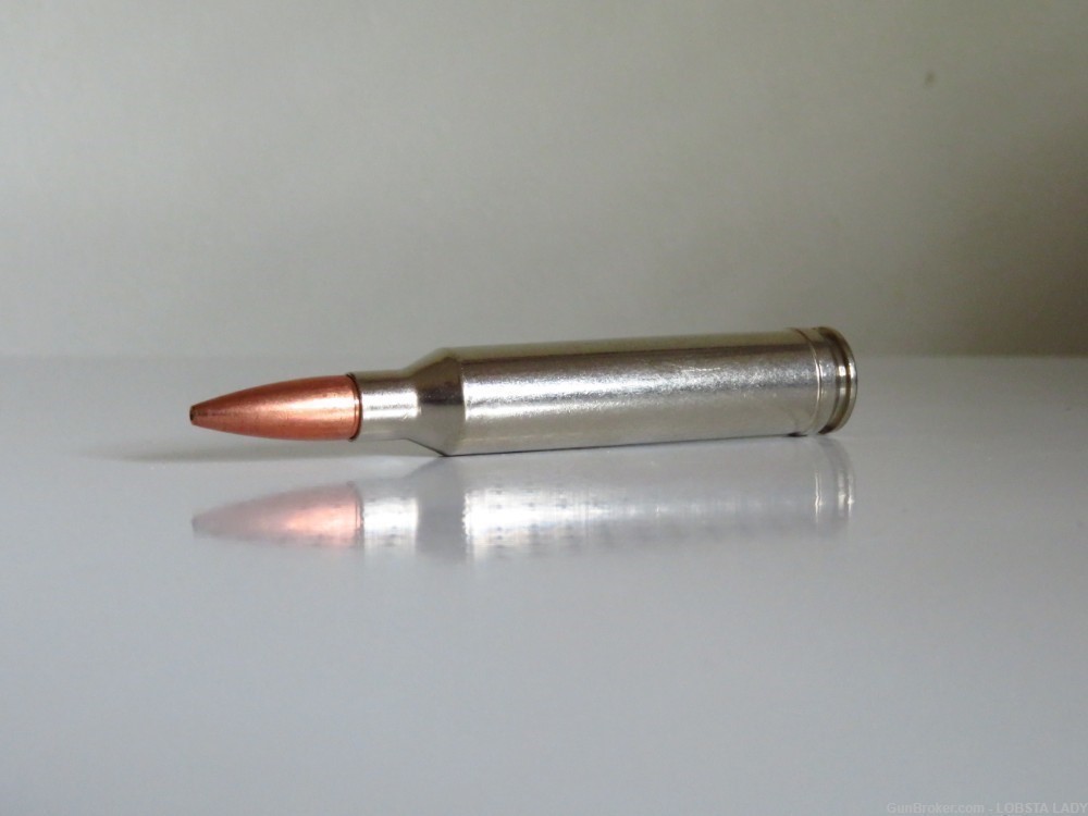 FEDERAL BARNES TSX 7mm rem mag ammo Nickel Plated LEAD FREE 160 GRAIN  P7RN-img-3