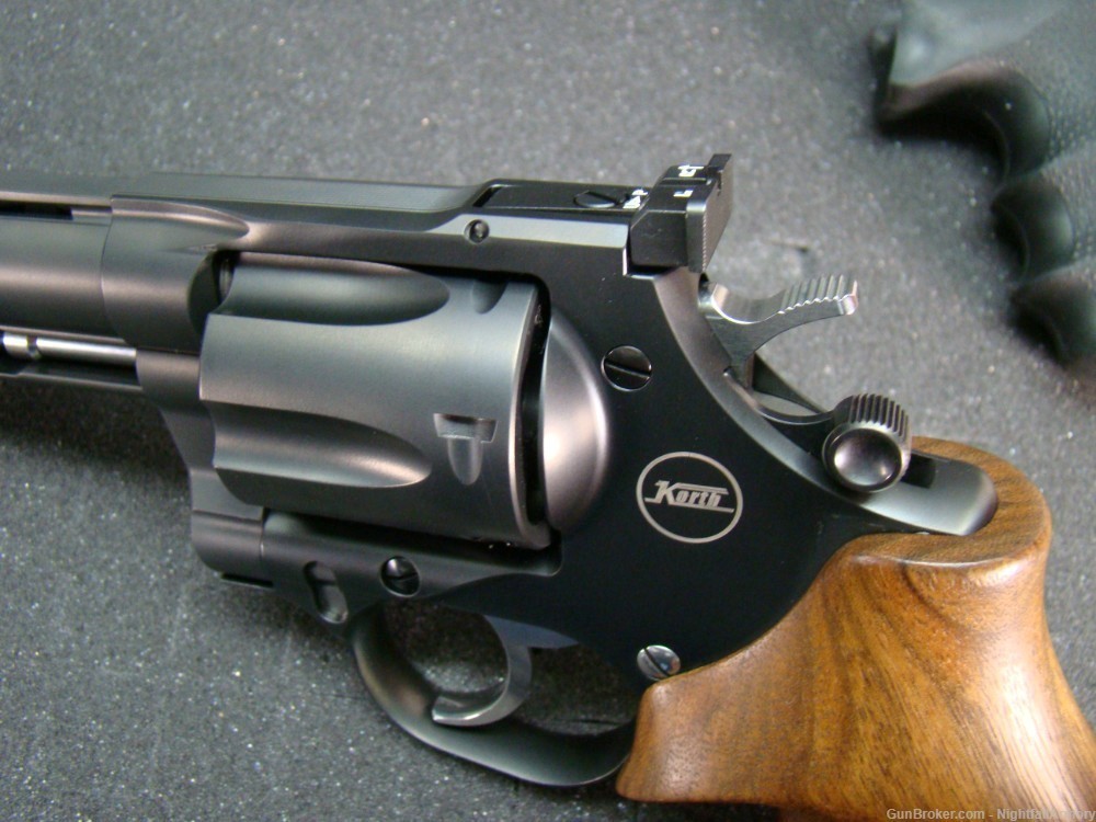 Nighthawk Custom Korth Mongoose Magnum 6" .357 MAG Revolver High grade grip-img-12