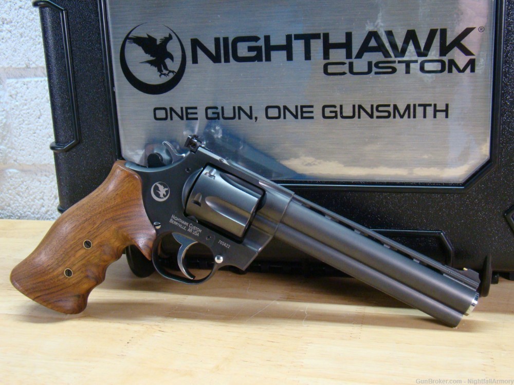 Nighthawk Custom Korth Mongoose Magnum 6" .357 MAG Revolver High grade grip-img-2