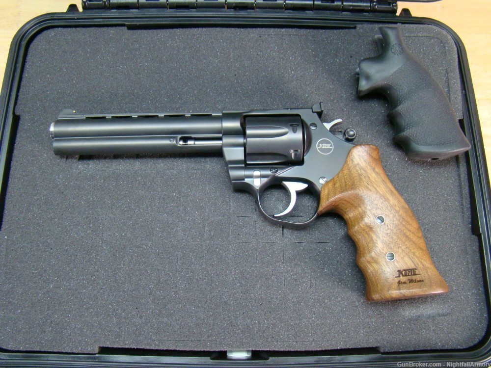 Nighthawk Custom Korth Mongoose Magnum 6" .357 MAG Revolver High grade grip-img-5