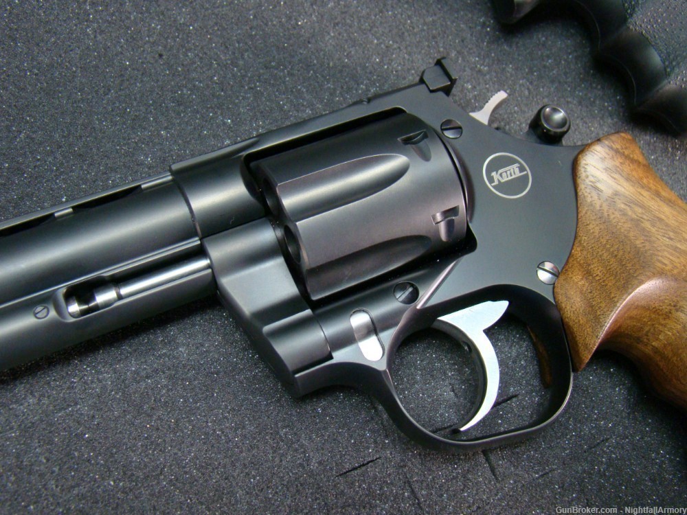 Nighthawk Custom Korth Mongoose Magnum 6" .357 MAG Revolver High grade grip-img-9