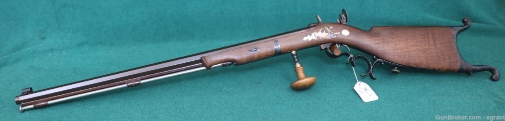 BP674* Pedersoli Waadtlander Swiss Target Rifle 45 Cal off hand-img-2