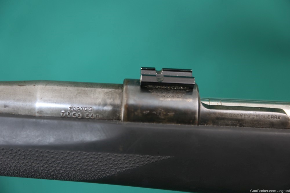 B1789 Custom FN Mauser double set triggers 7X61 Sharp & Hart S&H -img-4